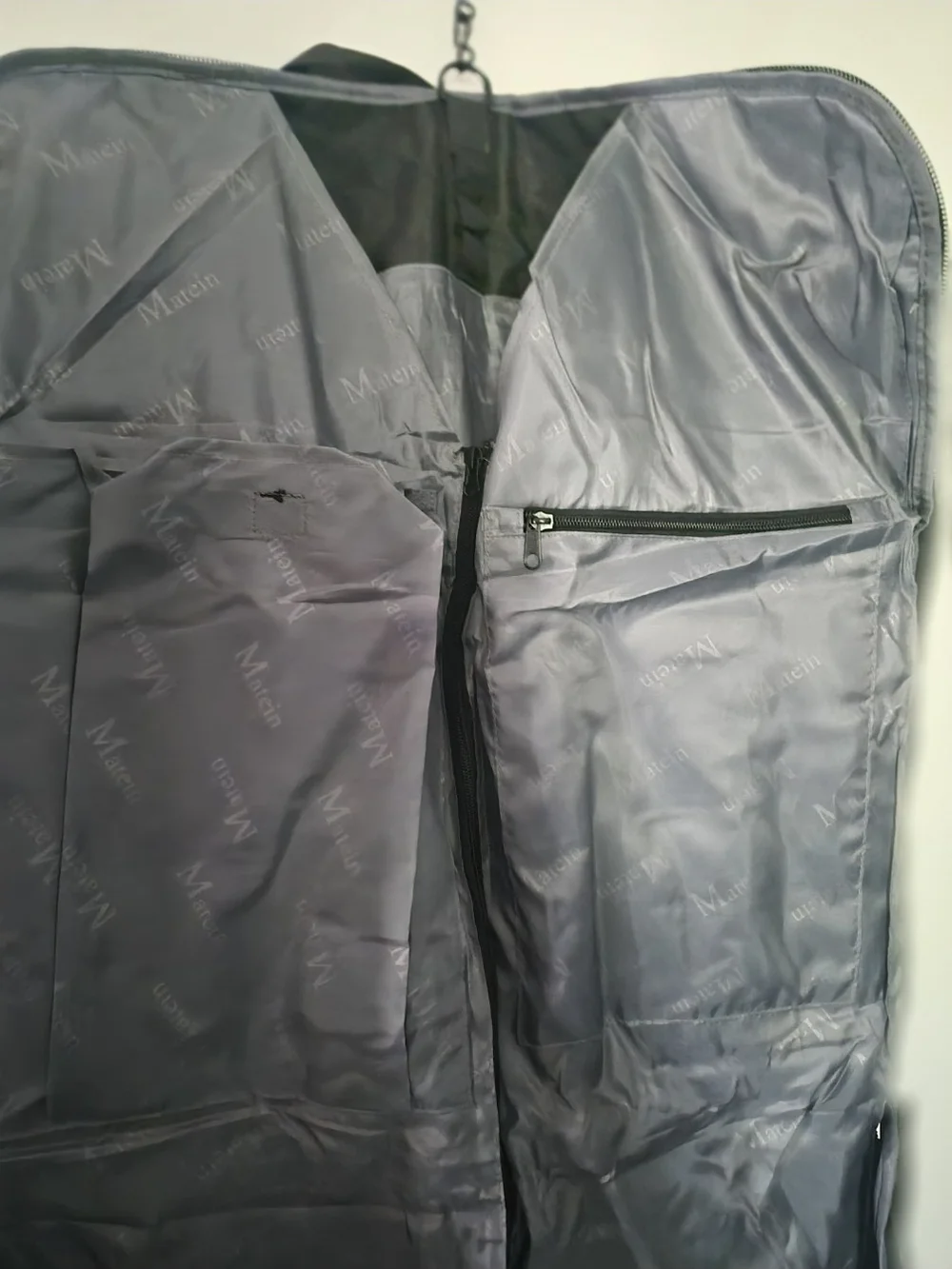 Men's Gray Suit Jacket Garment Bag Liner